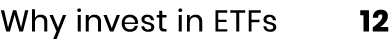 Why invest in ETFs 12 