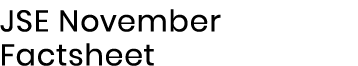 JSE November Factsheet 