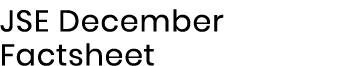 JSE December Factsheet