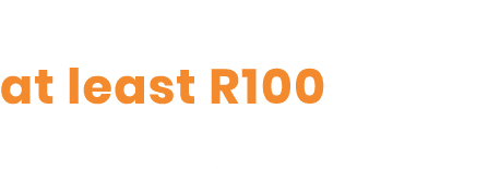 Have you deposited at least R100 into your EasyTFSA 
